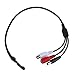Vanxse Mini Microphone High Sensitive Pickup Audio Mic with Power for CCTV Security Camera DVR Sound (M01)