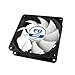 ARCTIC F8 PWM PST (5 Pack) - 80 mm PWM PST Case Fan with PWM Sharing Technology (PST), Very Quiet Motor, Computer, Fan Speed: 300-2000 RPM - Black/White
