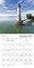 Lighthouses Mini Wall Calendar (2017)