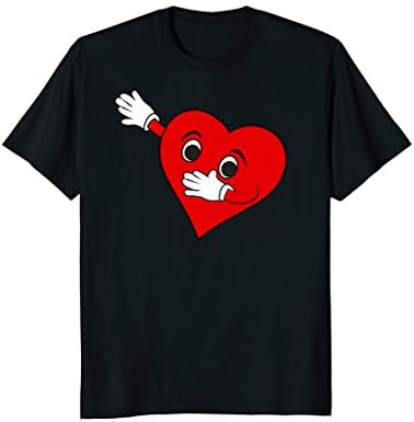 Dabbing Valentine's Day Heart Funny Gift T-Shirt