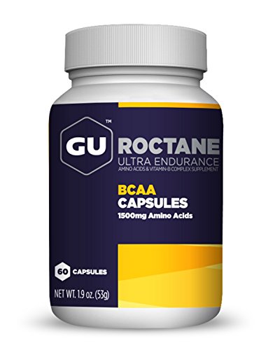 GU Energy Labs Roctane Branch Chain Amino Acid and Vitamin B Exercise Recovery Capsules, 60 Count