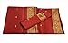 Indian Art Silk Sari Saree Woven Golden With Blouse Piece Paisley Design Decor (Maroon)