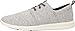 TOMS Women's Del Rey Sneaker Grey Diamond Melange 8 B US