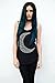Pretty Attitude Moon Print Moonchild Look Black Tank Top Muscle Tee – Size Large