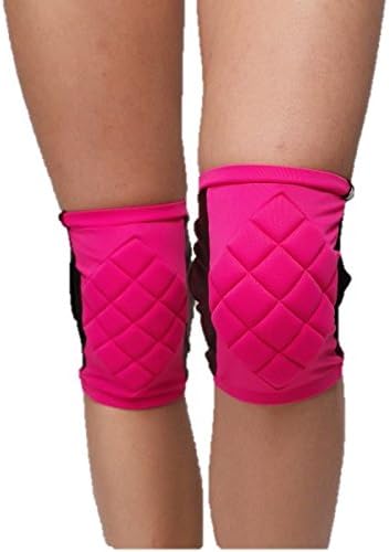 Poledancerka Knee Pads (Large (41.5 cm to 43.5 cm), Pink)