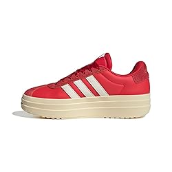 adidas Women's VL Court Bold Sneaker, Pure Ruby/Off