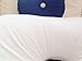 U Shaped Body Support Pregnancy Maternity Pillow with 100% Washed Cotton Zipper Cover, Back and Belly Support, Idea for Side Sleeping (Ivory)