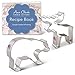 Mountain Wildlife Cookie 2-Pc Cutter Made in USA by Ann Clark, Grizzly Bear and Moose