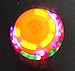 Fun Land Large 3 Inch Emoji Spinning Tops with Beautiful Lights, Great Stocking Stuffers Set of 4