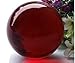 YIYICOOL AA Asian Rare Natural Quartz Red Magic Crystal Healing Ball Sphere 40mm + Stand