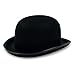 Colonel Pickles Novelties Derby Hat - Bowler Hat – Black For Men Women Boys and Girls Vintage Costumes