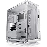 Thermaltake The Core P6 TG Snow Edition transformable ATX Mid Tower Fully Modular Computer Case with Tt LCS Certification CA-1V2-00M6WN-00