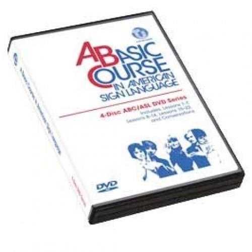 Harris Communications DVD349 A Basic Course in American Sign Language - 4-Disc DVD ABC & ASL Series