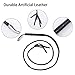 Biubee Black Halloween Leather Whip- Cat Woman Whip Costumes Whip Cosplay Accessories with Cat Woman Lace Eye Mask and Lace Ear Headband for Halloween Themed Party 1.8m