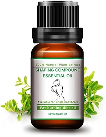 Moreocme Men And Women Slimming Essential Oil Massage Weight Loss Product Leg Body Waist Fat Burning Essential Oil (B)