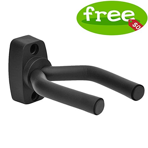 Guitar Stand Lightweight Disassembly Musical Instrument Stand Free Guitar Hanger ABS Material Universal Guitars (Black)
