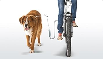Kleinmetall DOGRUNNER Fahrradhalter für den Hund - Leinen Sie Ihren Hund direkt am Fahrrad an