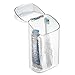 mDesign Dental Center Toothbrush and Toothpaste Holder/Case - Clear