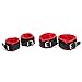 Catata 10PCS Cosplay Emo Gothic Costume Set(Black)