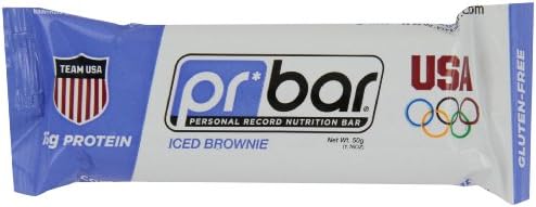 PR Nutrition Bars, Iced Brownie, 1.76 Ounce (Pack of 12)