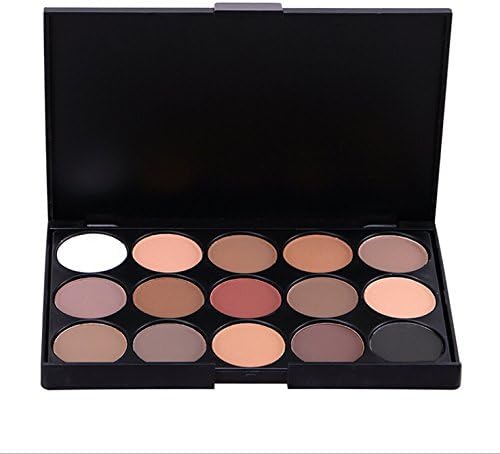 Brand New Fashion 15 Earth Color Matte Pigment Glitter Eyeshadow Palette Cosmetic Makeup Set Nude Eye Shadow palettes