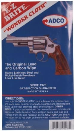 Adco Lead and Carbon Wipe E-Z Brite Cloth by Interstate Arms Corp