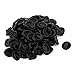 uxcell 100Pcs Industry Anti Static Conductive Rubber Latex Finger Cots Disposable Black