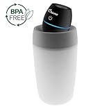 Crane USA Humidifiers - Black Travel Personal Ultrasonic Cool Mist Humidifier - 8 Oz. Adjustable Mist Output Automatic Shut-off Whisper-Quiet Operation for Home Bedroom Office Kids Dorm and Hotel