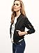 ROMWE Women's Classic Zipper Short Bomber Jacket Coat