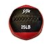 JFIT Wall Ball, Red/Black, 25 LB