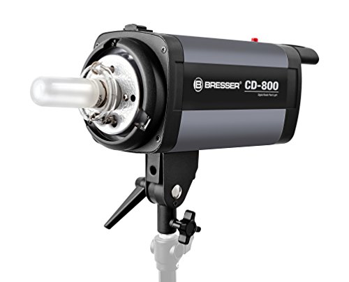 Bresser Fotostudio Studioblitz Digital CD-800 mit 800 Watt Blitzleistung und 150 Watt Einstelllampe