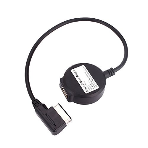 Leaftree AMI Wireless Bluetooth Adapter USB Stick MP3 for Audi A3 A4 A5 A6 Q5 Q7,Black - Thumbnail 6