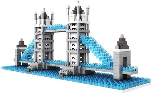 LOZ Building & Construction 9371 Tower Bridge Building Blocks (570 Piece)