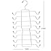 Magicool Cami Hanger Space Saving Hangers Closet Organizer for Tank Top, Cami, Bra, Pajamas, Strappy Dress,Bathing Suit