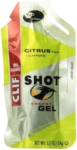 CLIF SHOT - Energy Gel - Citrus - (1.2 oz, 24 Count) by Clif Shot