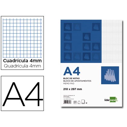 Liderpapel BN01 - Notepad, A4