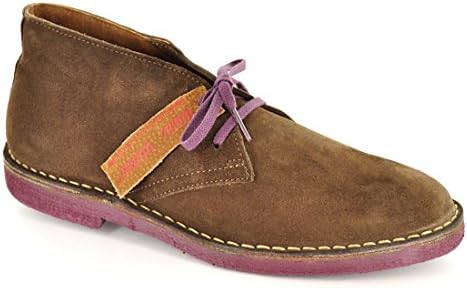 Wally Walker Mens Classic Desert Boot Chukka Italy 45 M Brown