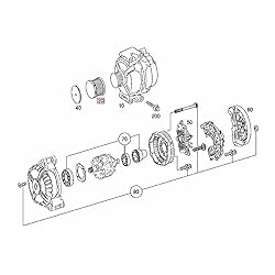 Bomunik Alternator Pulley for Benz 2011-2017 SLC