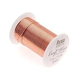 Tarnish Resistant Bright Copper Wire 20 Gauge 15 Yards (13.5 Meters)