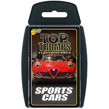 Sports Cars Top Trumps Card Game