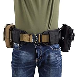 FAIRWIN Tactical Belt, Military Style Webbing