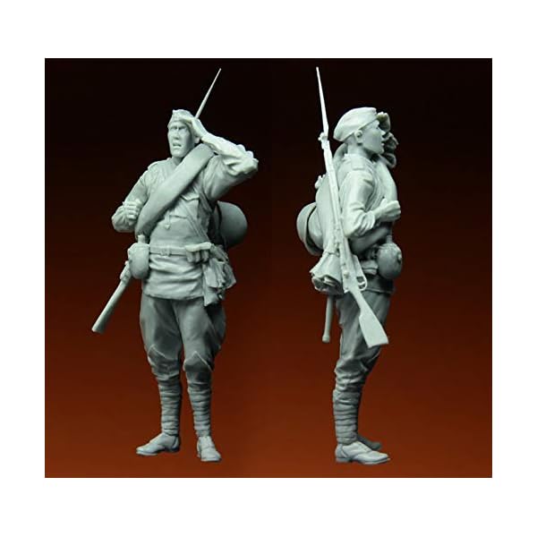 XINGCHANG 1/35 Resin Figure Model Kit 093 Russische Infanteristen Kursk 1943 Eine Figur Unmontierte unbemalte Oberseite – Bild 7