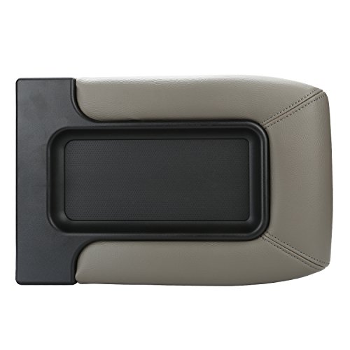 Vesul Grey Armrest Center Console Cover Replacement Lid Kit Fits on Chevy Chevrolet Silverado,Tahoe,Suburban Avalanche,GMC Sierra,Yukon XL,Cadillac Escalade Vehicles 1999-2007 - Thumbnail 3
