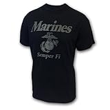 Armed Forces Gear Men's Marines Reflective PT T-Shirt