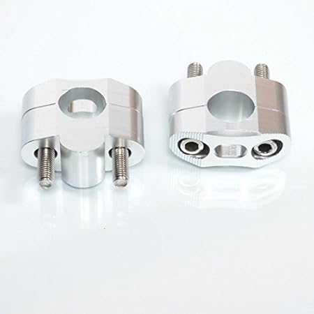 Amazon Fr Pontet Rehausse De mm En Alu Anodise Alu Pour Guidon Moto Diametre 22mm Neuf