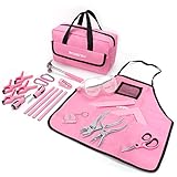 WORKPRO 23-piece Girls Tool Kit with Real Hand Tools, Safety Goggles, Storage Bag|Home DIY & Woodworking - Pink, Age 6+