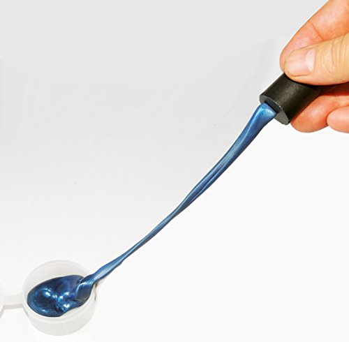 Super Space Magnetic Attractor Putty - METALLIC BLUE - 1 Ounce with ceramic magnet