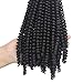 Eerya Afro Spring Twist Crochet Braids 3 Pack Bomb Mini Passion Twist Crochet Hair Ombre Colors Synthetic Jamaican Bounce Short Fluffy Hair Extension 8Inch (2#)