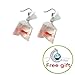 Women Funny Goldfish Water Bag Shape Dangle Hook Earrings Female Charm Jewelry