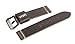 SWISS REIMAGINED Full Grain Italian Leather Watch Band with Satin Finished Stainless Steel Buckle